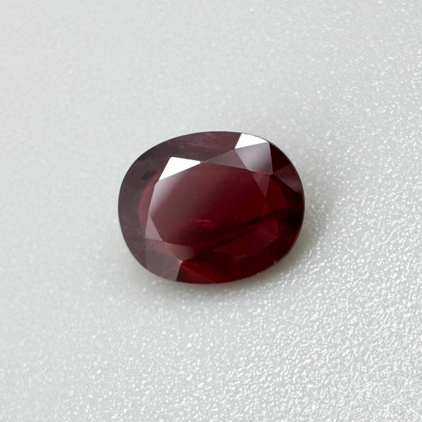 Pigeon Blood Ruby Oval 1.11 Ct