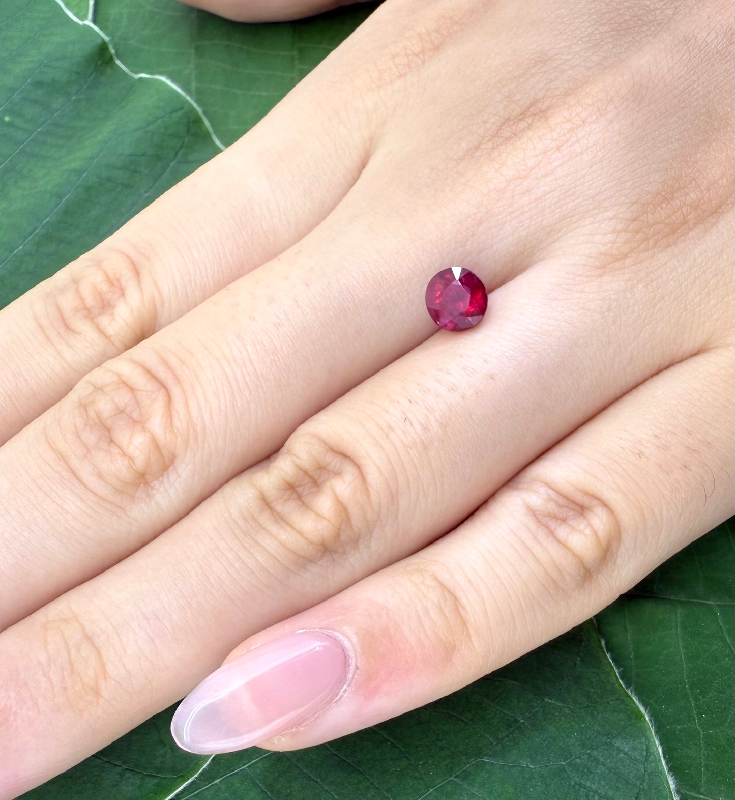 Red Ruby Round 1.42 Ct