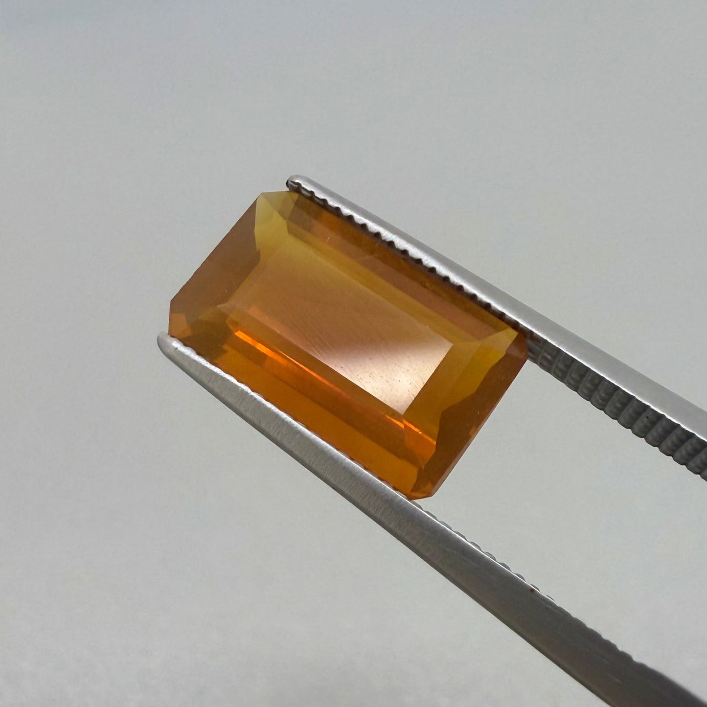 Warm Orange Hues Opal Baguette 2.42 Ct