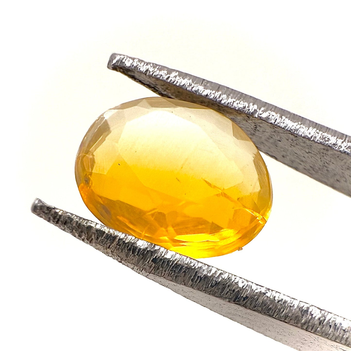 Yellow-Orange Fire Opal Oval 0.57 Ct