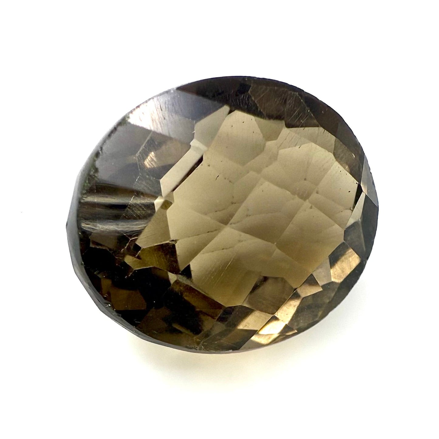 Big Smoky Quartz Oval 19.41 Ct