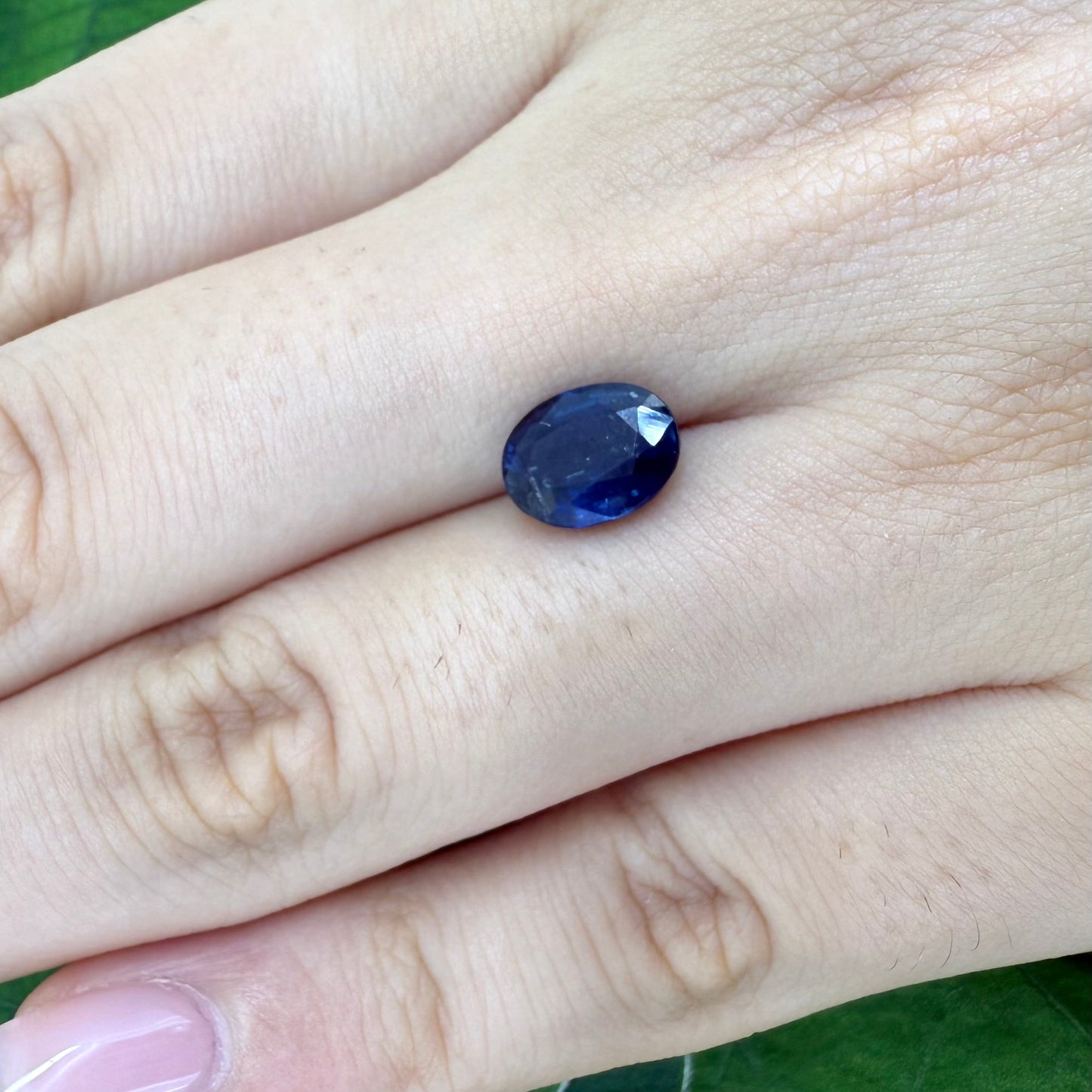 Natural Royal Blue Kyanite gemstone, oval cut