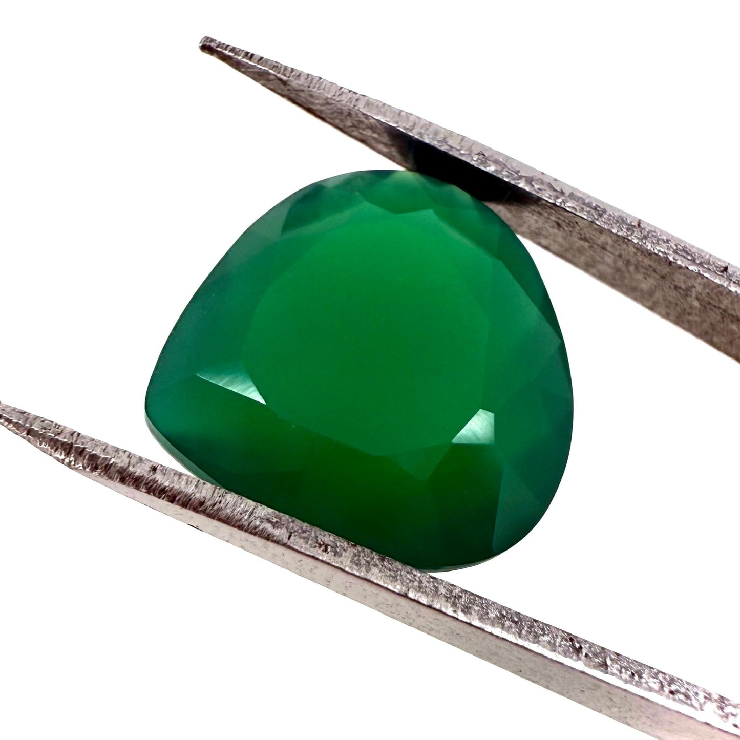 Apple Green Chalcedony Pear 4.82 Ct