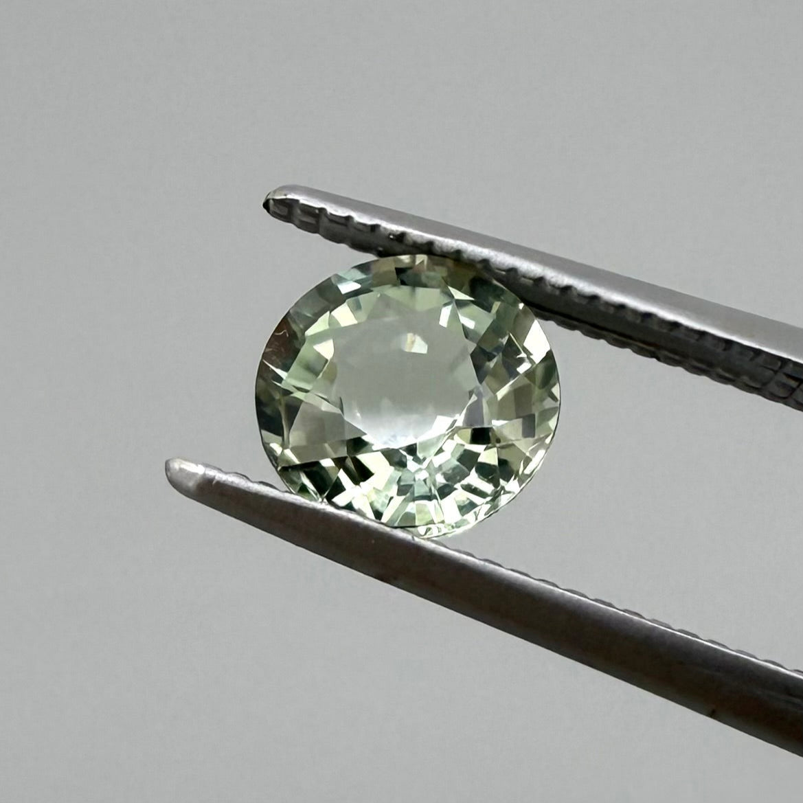 Prasiolite Round 0.99 Ct