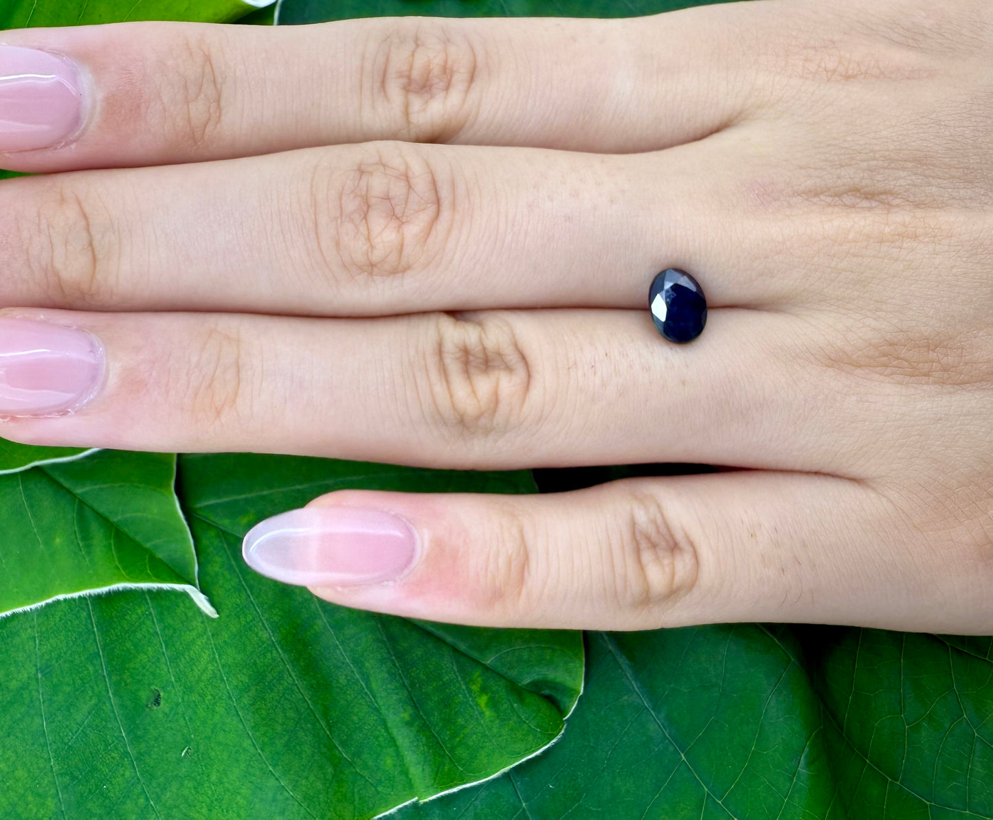 Blue Hues Sapphire Oval 1.2 Ct