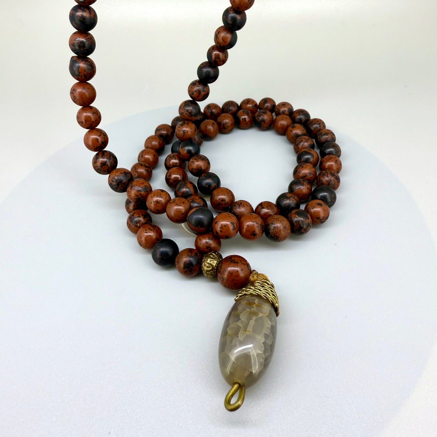 Mahogany Obsidian Mala