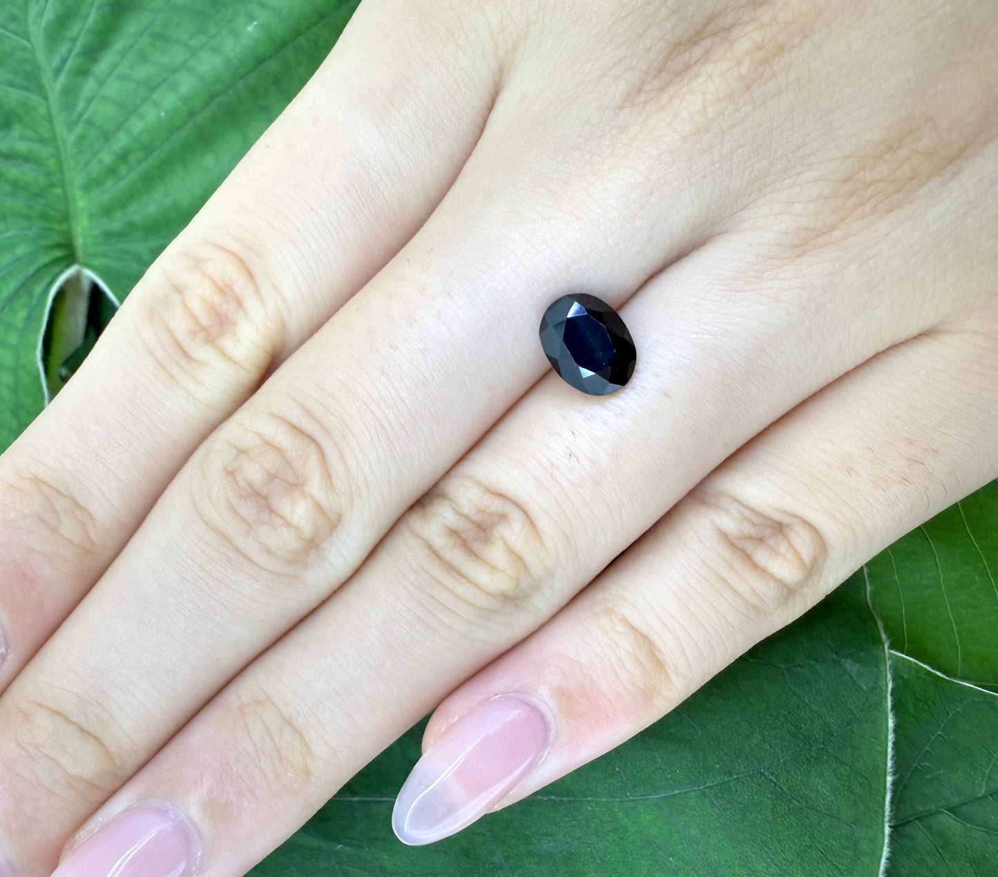 Black Spinel Oval 1.86 Ct