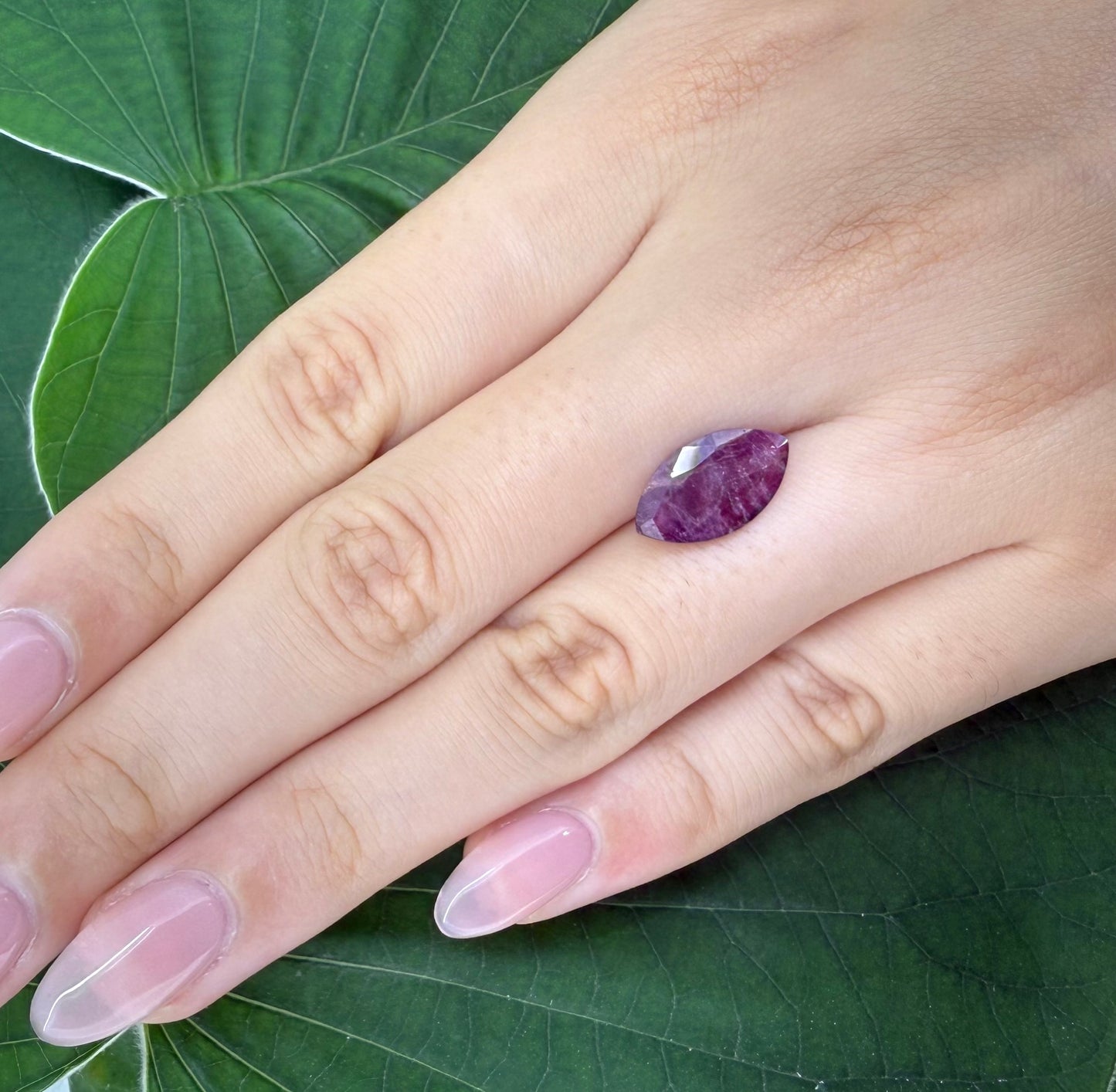 Purple Sapphire Marquise 3.5 Ct