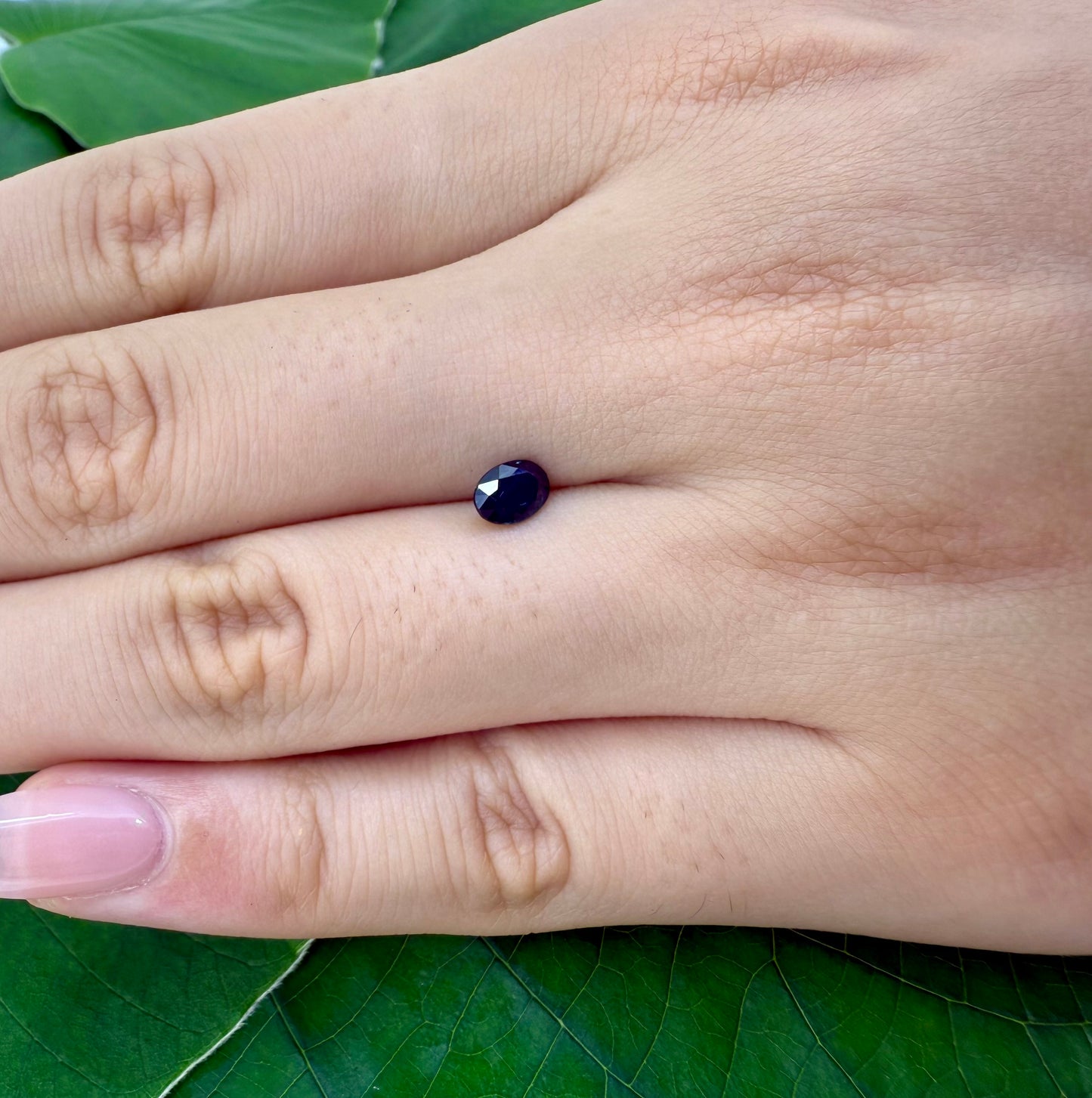 Blue Sapphire Oval 0.57 Ct