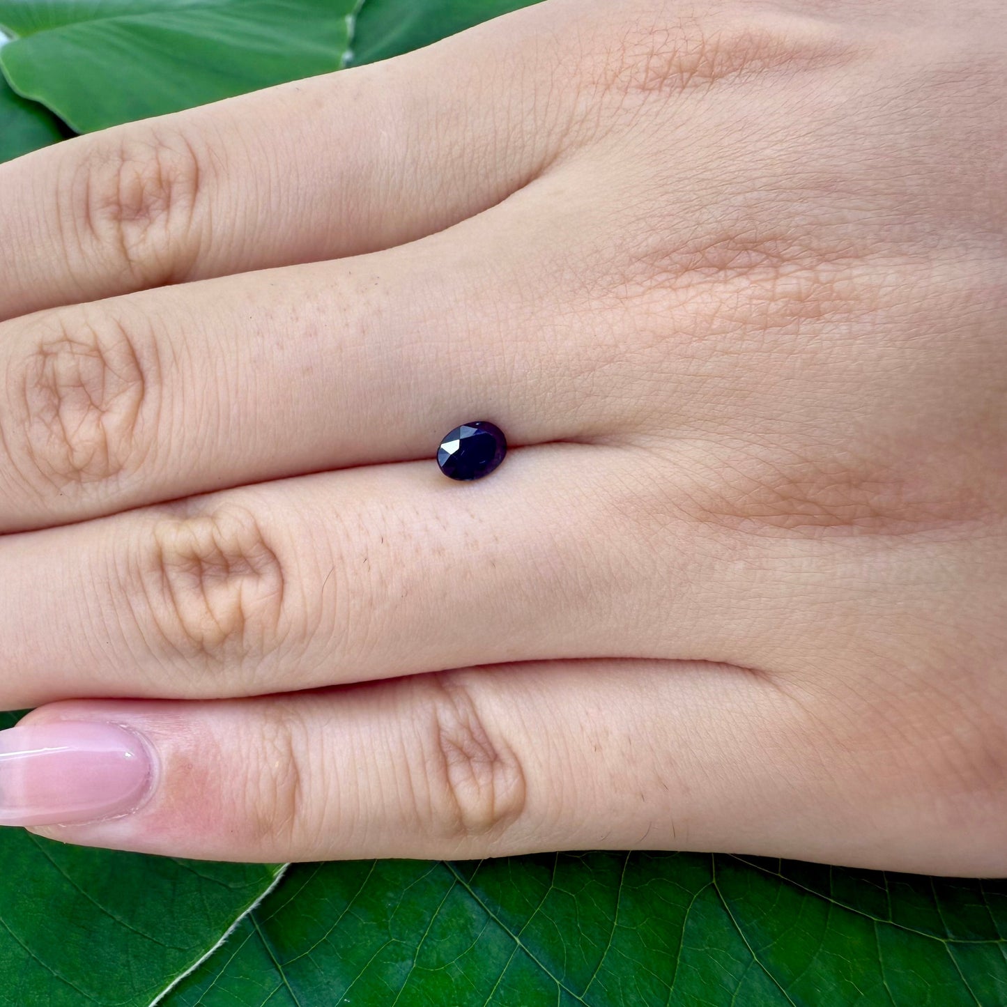 Natural Blue Sapphire gemstone oval cut