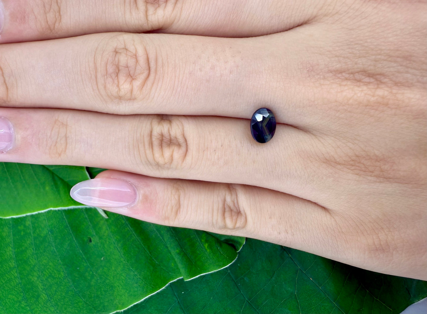 Bi-Color (Blue Yellow) Hues Sapphire Oval 1.73 Ct
