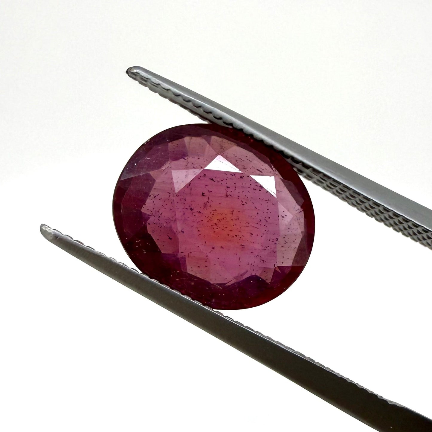 Purplish Red Ruby Oval 4.53 Cts