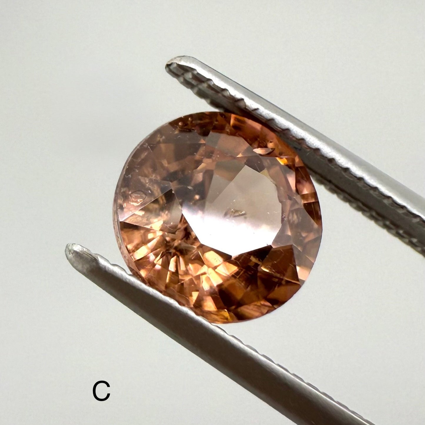 Peach-Pink Hues Zircon Lot Round 9.39 Ct