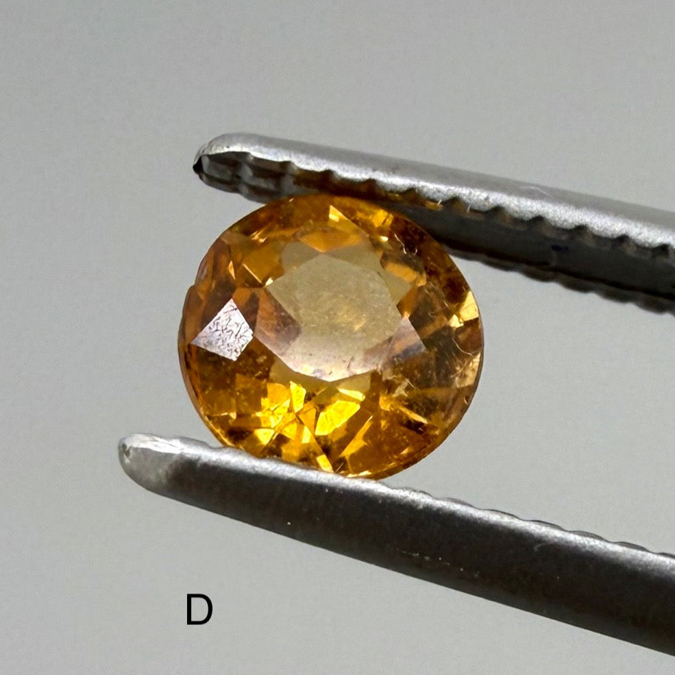 Hessonite Lot Round 6.8 Ct