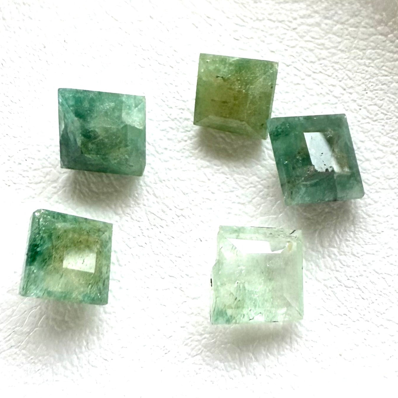 Emerald Lot Emerald cut 3.8 Ct