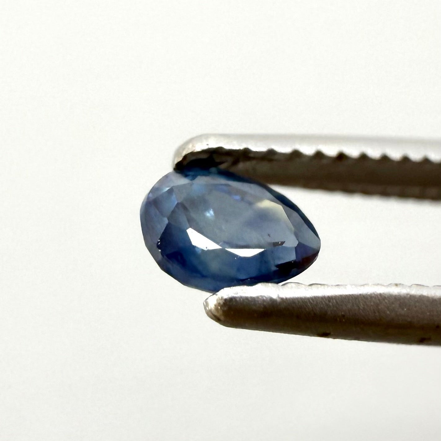 Blue Sapphire Pear 0.3 Ct