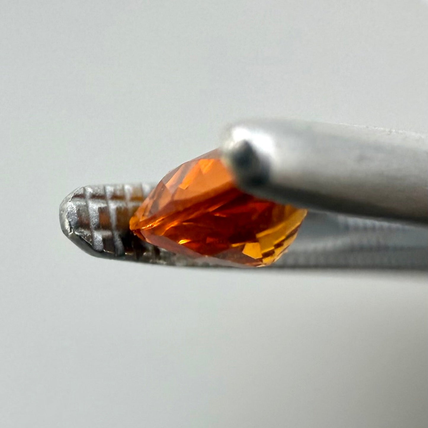 Fiery Orange Spessartine Pear 0.4 Ct