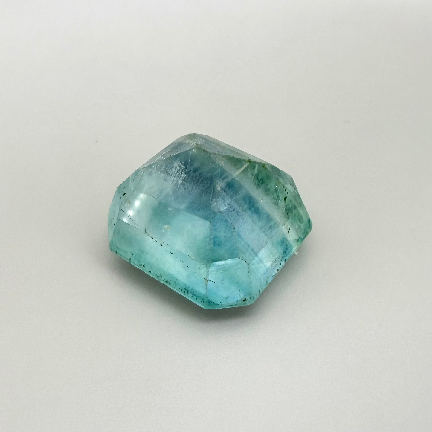 Huge Bi-Color (Green Blue) Fluorite Fancy 39.7 Ct