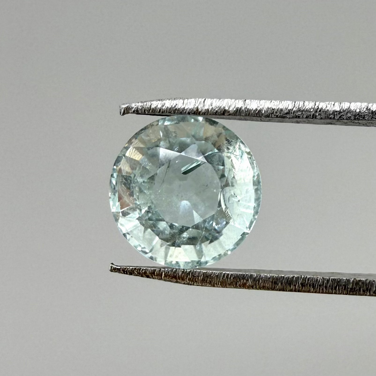 Pastel Turquoise Aquamarine Round 1.73 Ct