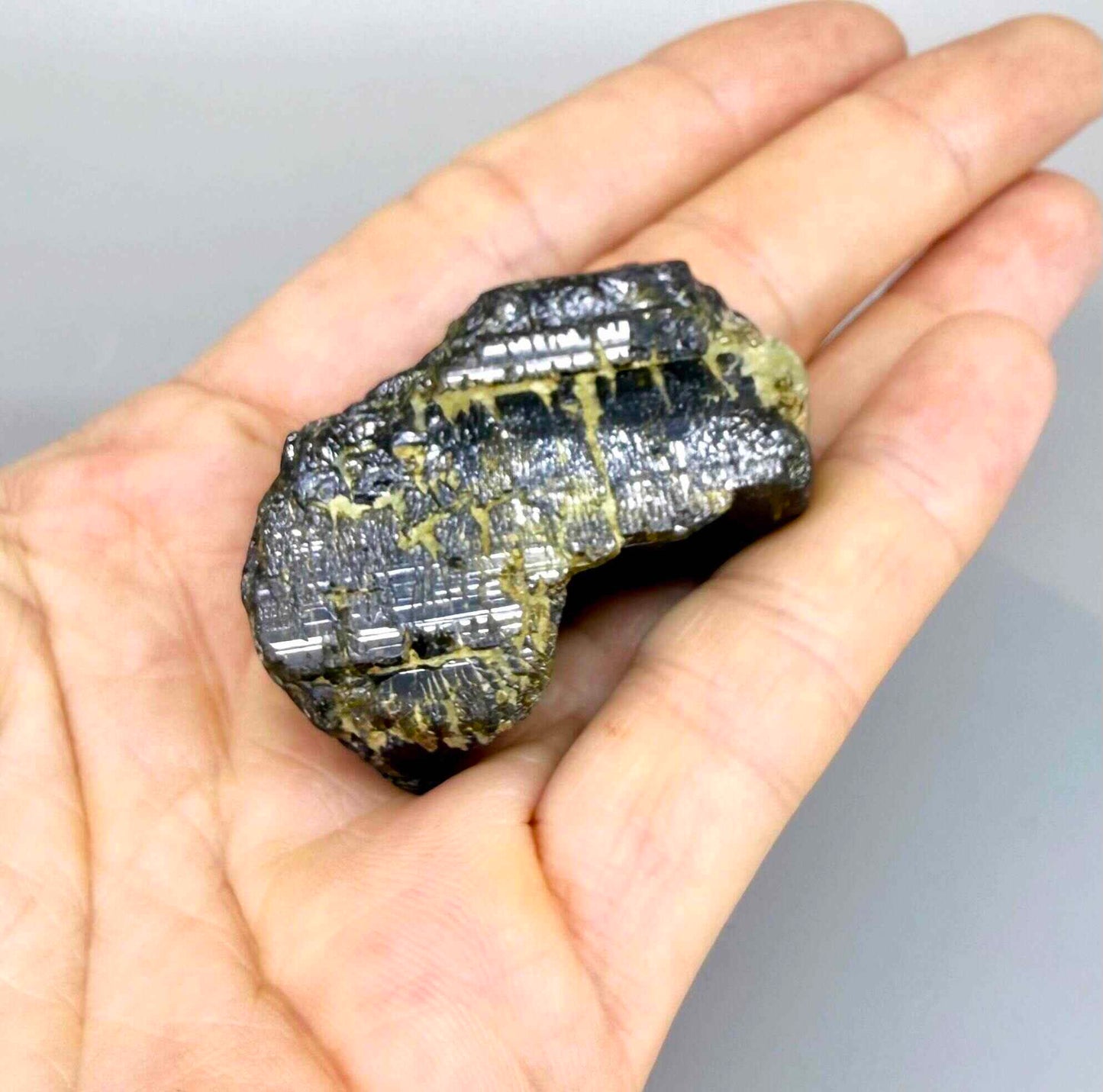 Uncut raw yellow-gold Sapphire gemstone in natural form, unique collector and artisan jewelry material