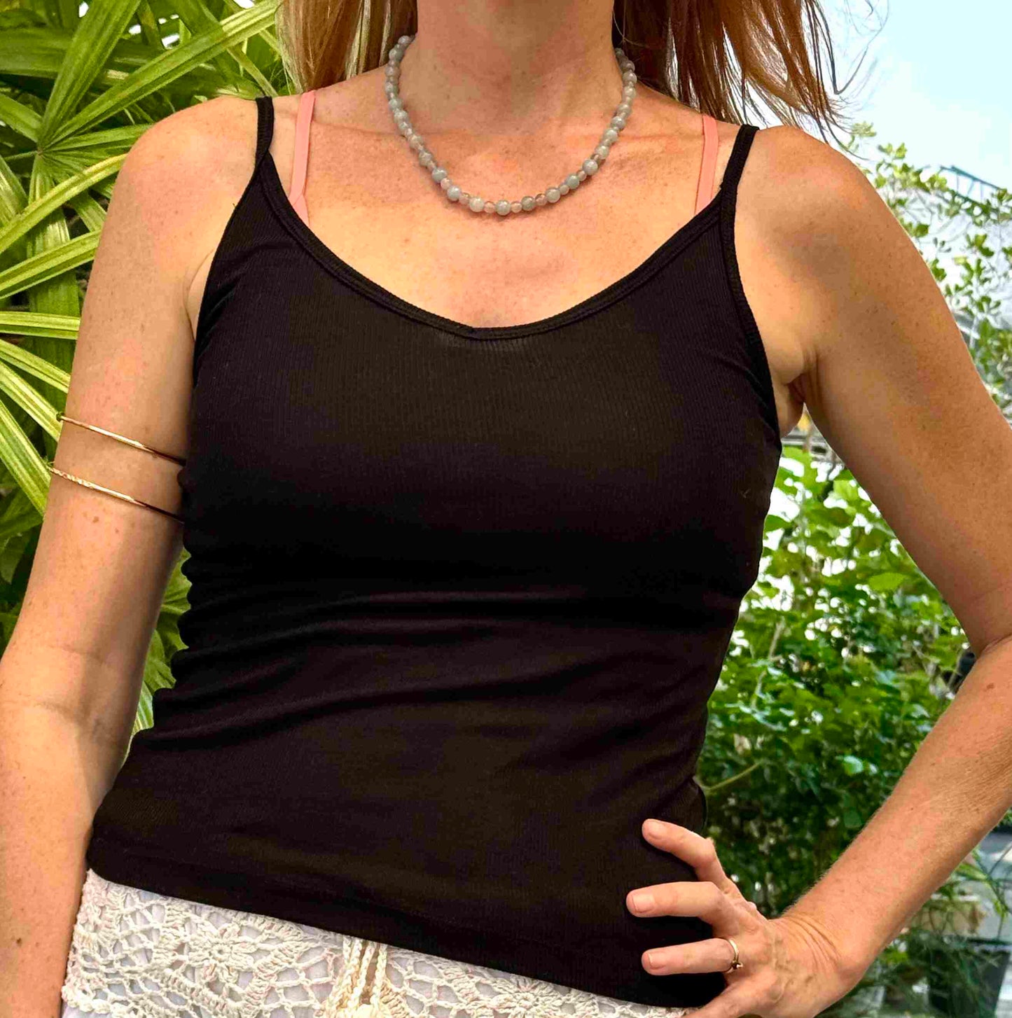 Agate Beaded Necklace