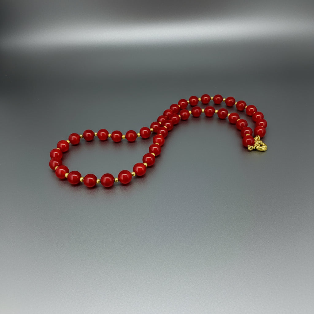 Agate Beaded Necklace