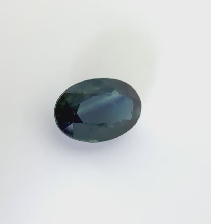 Natural Blue Sapphire gemstone oval cut