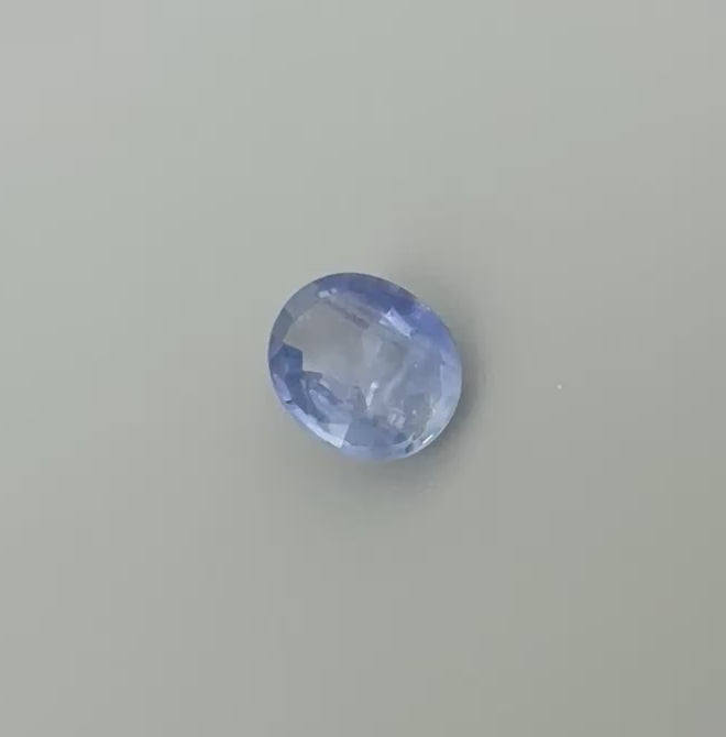 Natural Blue Sapphire gemstone oval cut