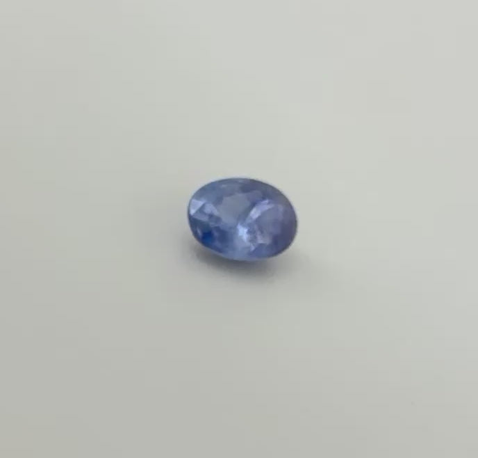 Natural Blue Sapphire gemstone oval cut