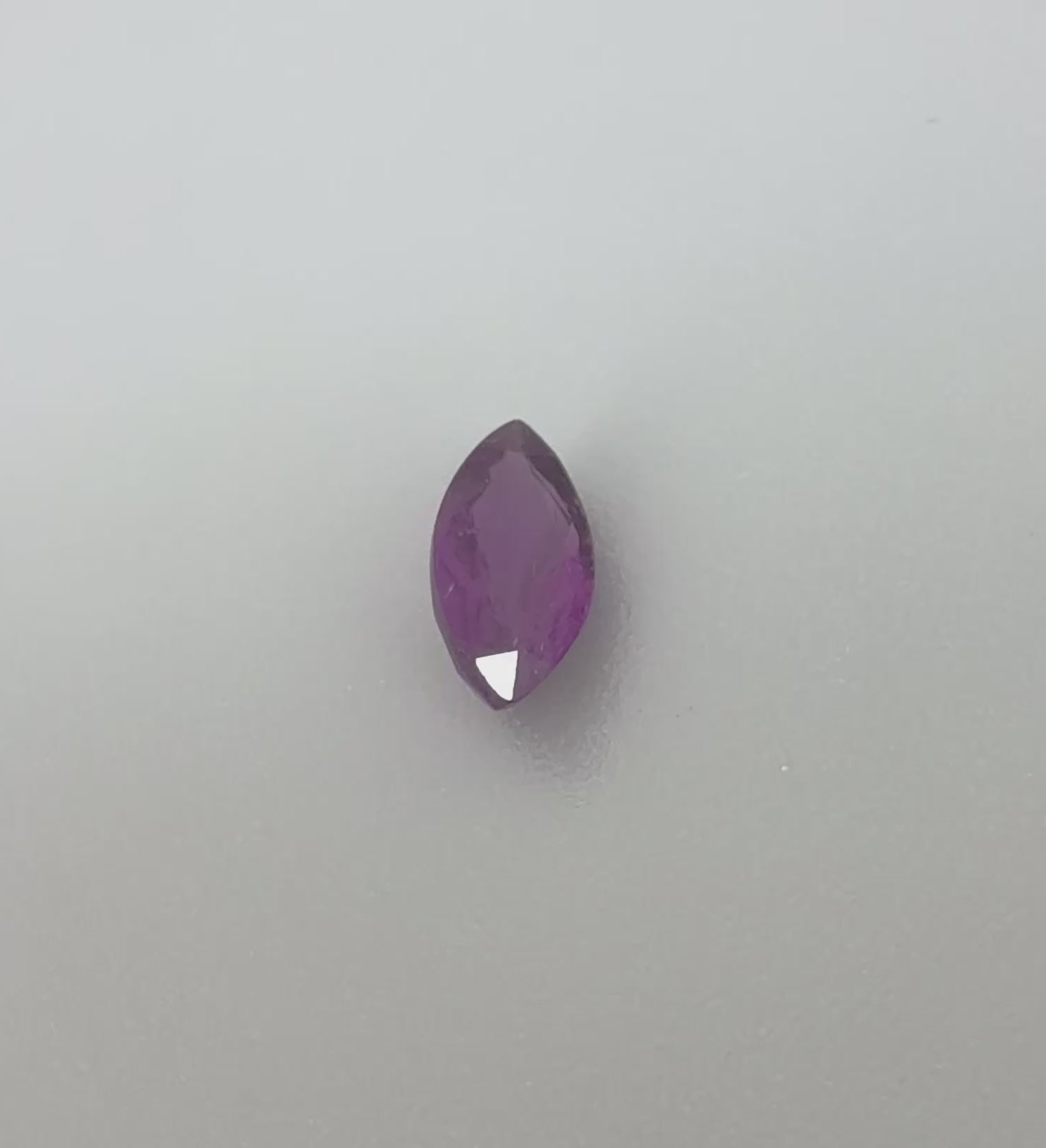 Natural Purple Sapphire gemstone marquise cut