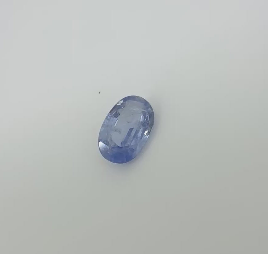 Natural Blue Sapphire gemstone oval cut