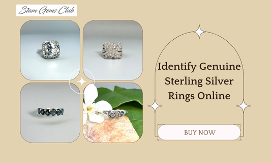 Identify Genuine Sterling Silver Rings Online - Siam Gems Club