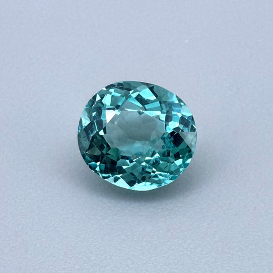 Vivid Blue Apatite Oval 0.96 Ct