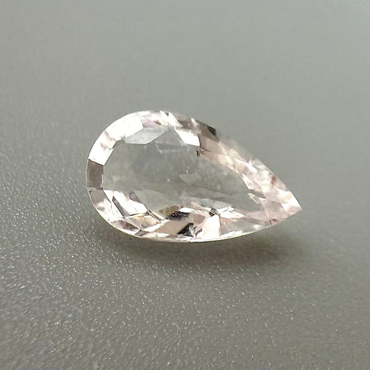 Very Pale Pink Morganite Pear 1.14 Ct