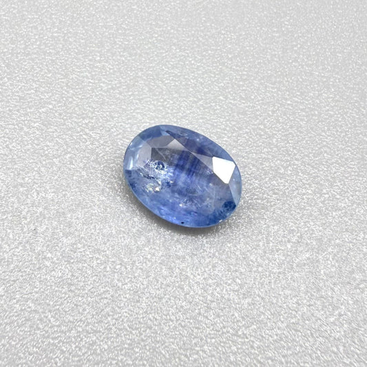 Pale Blue Sapphire Oval 1.1 Ct