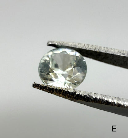 Multi-Color (Pastel Blue, Yellow, White) Zircon Lot Round 7.35 Ct