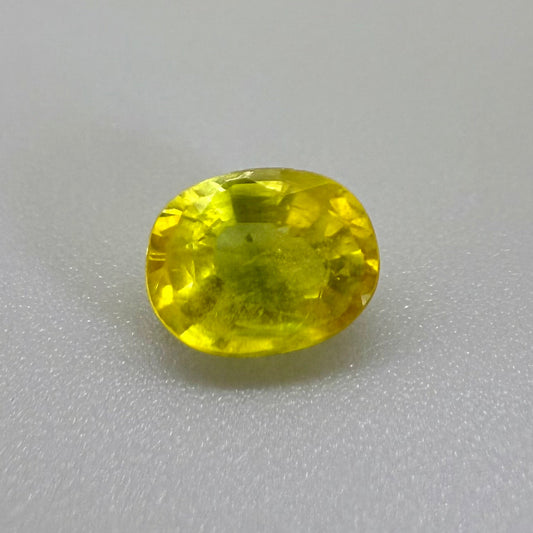 Yellow Sapphire Oval 1.09 Ct