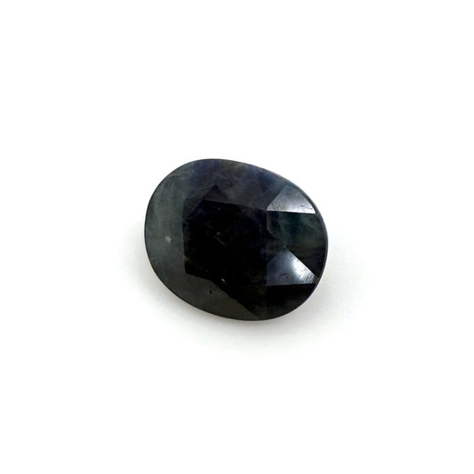 Dark Blue Sapphire Oval 3.8 Ct