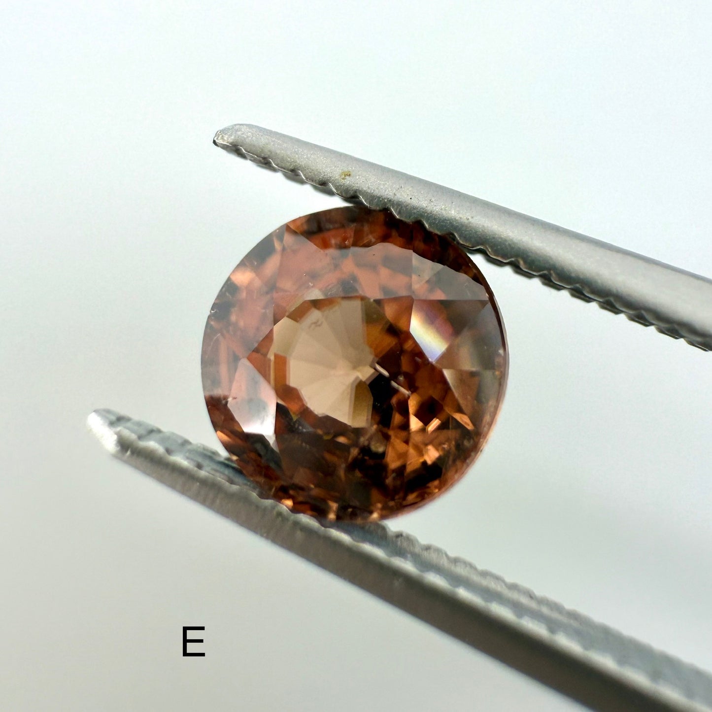 Peach-Pink Hues Zircon Lot Round 9.39 Ct