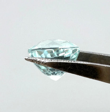 Pastel Turquoise Aquamarine Round 1.73 Ct