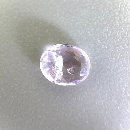 Pale Purple Sapphire Oval 0.27 Ct