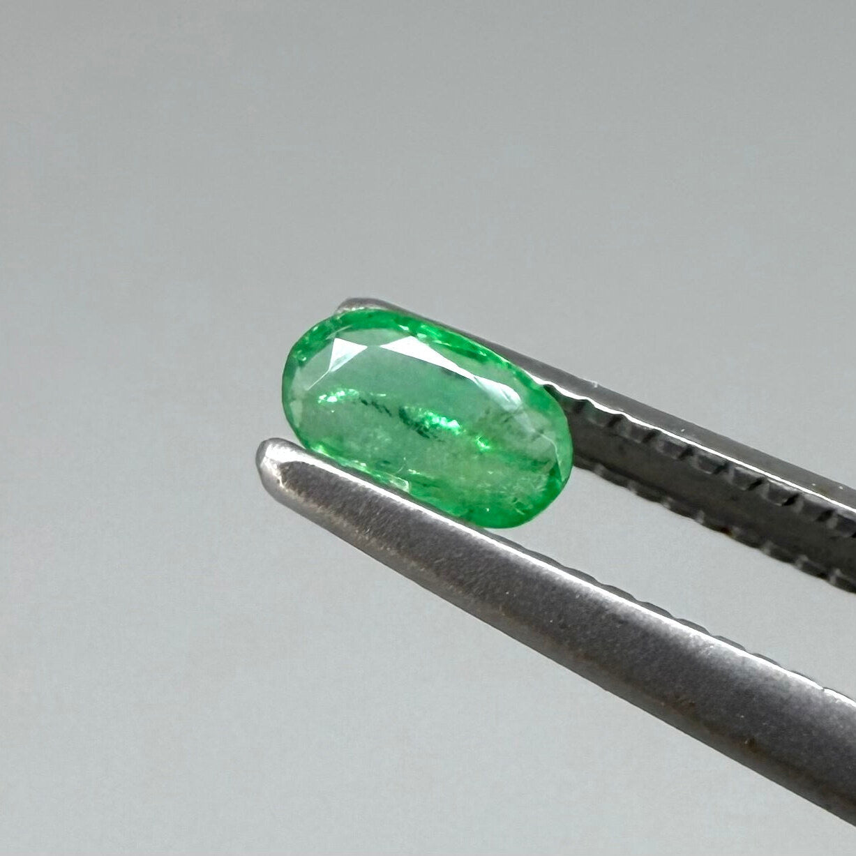 0.19 ct natural untreated Zambian emerald