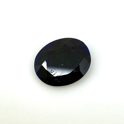 Dark Blue Sapphire Oval 1.4 Ct