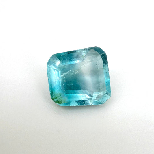 Bi-Color (Blue White) Fluorite Fancy 7.7 Ct
