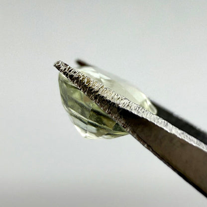 Pale Green Aquamarine Round 1.11 Ct