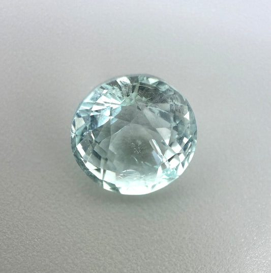 Pastel Turquoise Aquamarine Round 1.73 Ct