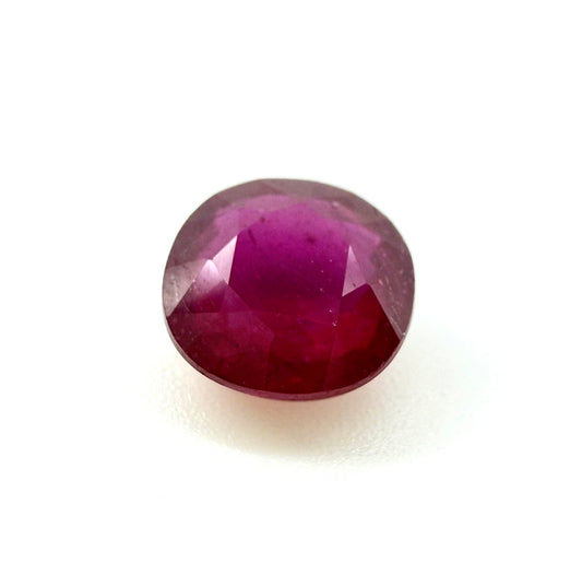 Pinkish Red Ruby Cushion 1.5 Ct