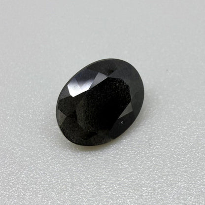 Black-Anthracite/Dark-Violet Scapolite Oval 2.45 Ct