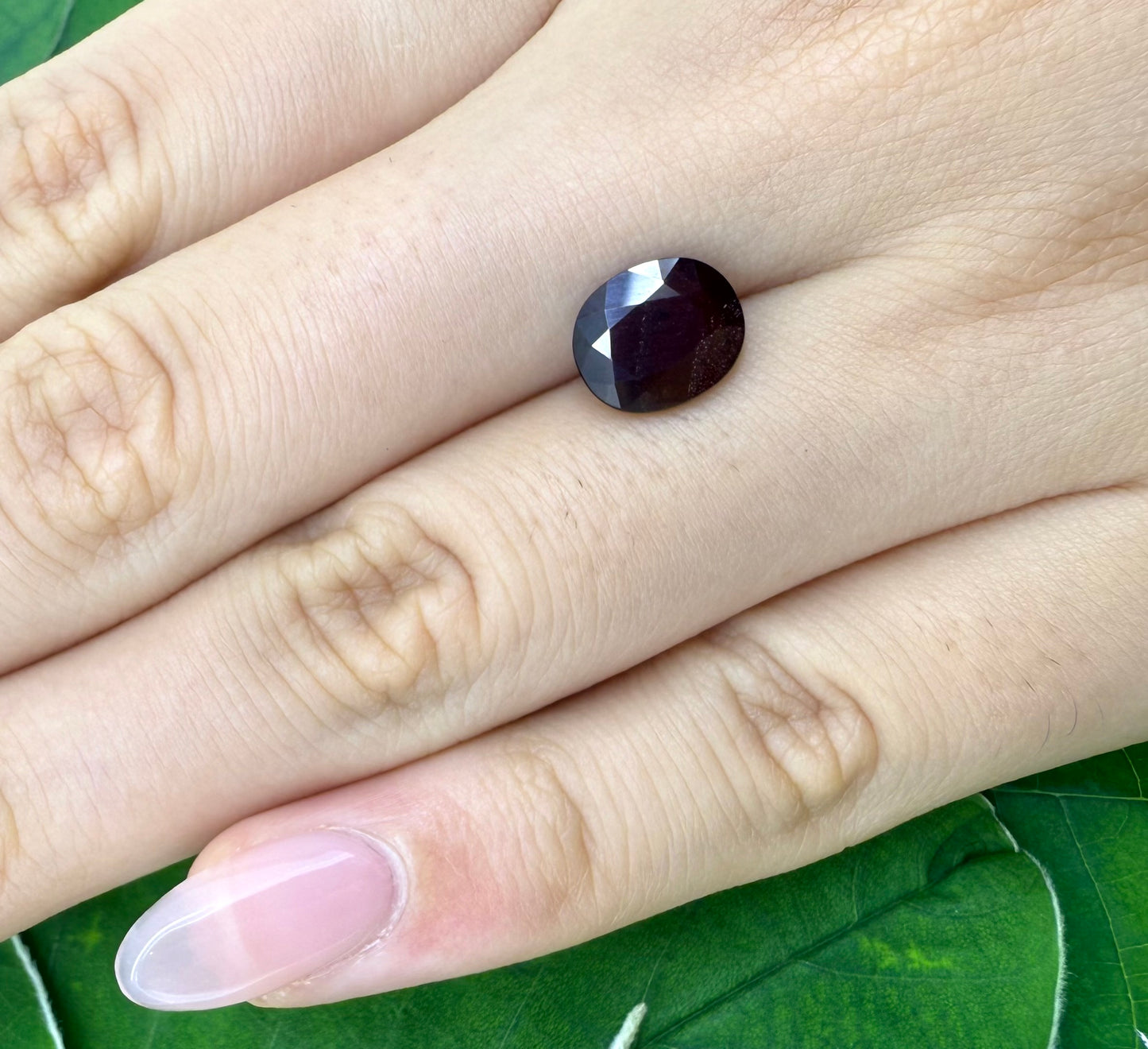 Dark Red Garnet "Pyrope" Oval 4.6 Ct