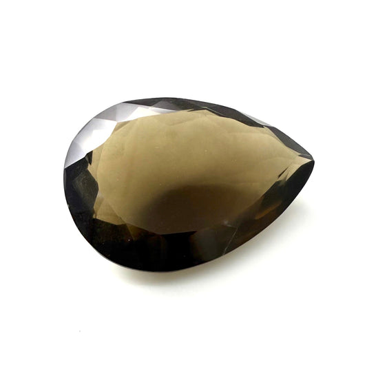 Huge Smoky Quartz Pear 63.5 Ct